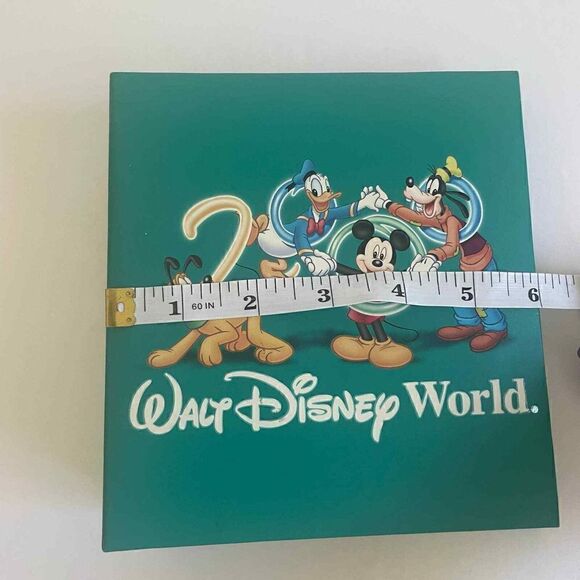 Disney World 2000's Millennium‎ Teal Blue Never Used Character Autograph Book - Picture 4 of 9
